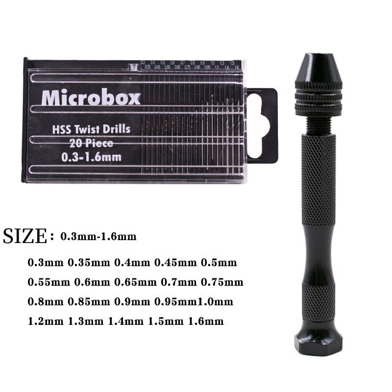 Pin Vice Micro - مايكرو دبوس صغير ملزمة اليد الحفر