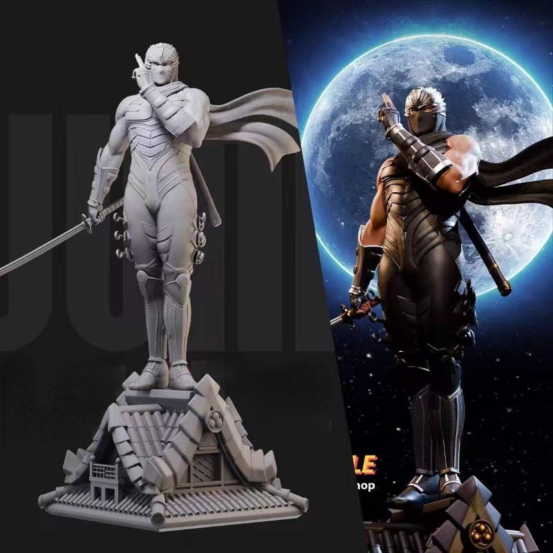 Model Kit Ninja - شكل راتنج النينجا ريو الأسود المصغر
