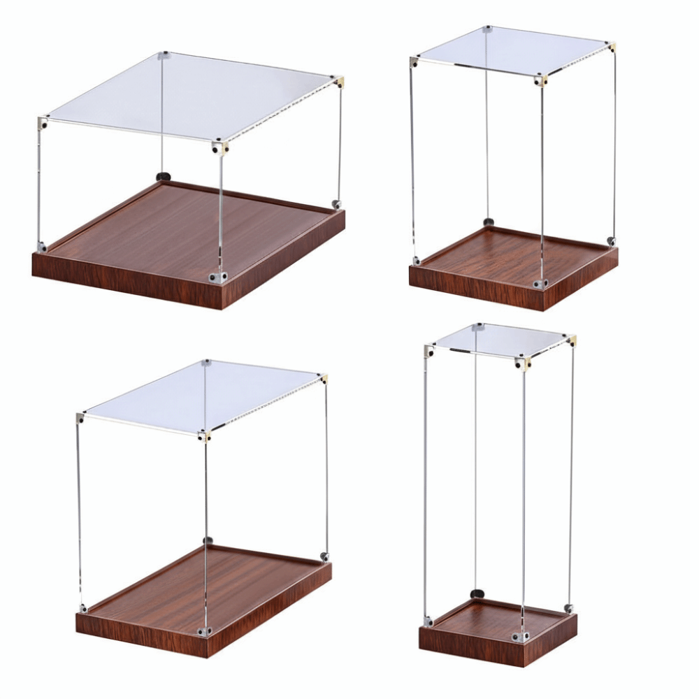 Model Kit Display Case - صندوق عرض أكريليك شفاف قابل للتكديس
