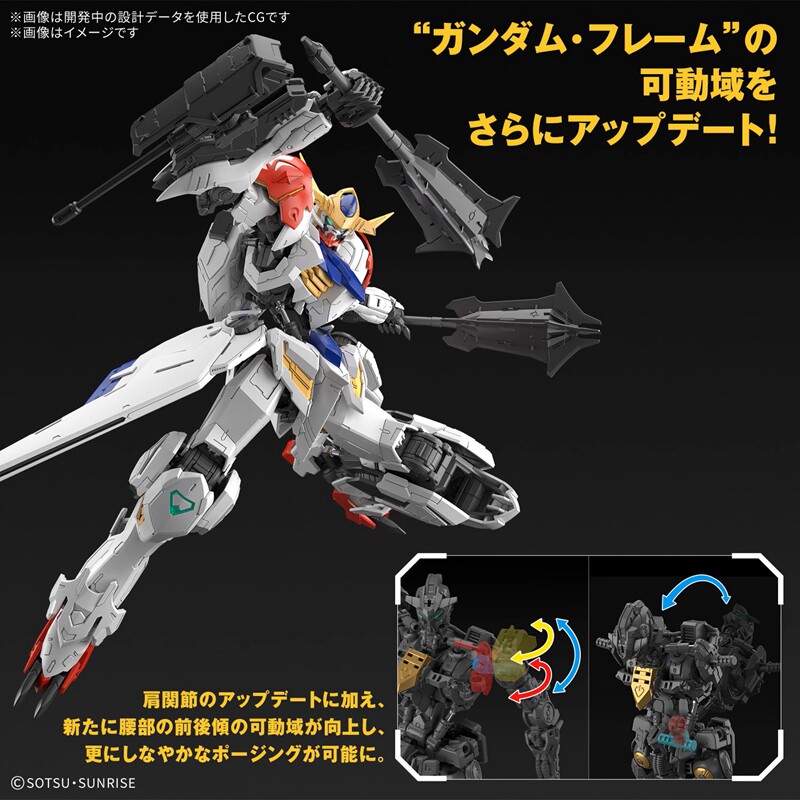 Model Kit Gundam Barbatos - مجموعة نماذج جاندام بارباتوس لوبوس الأصلية