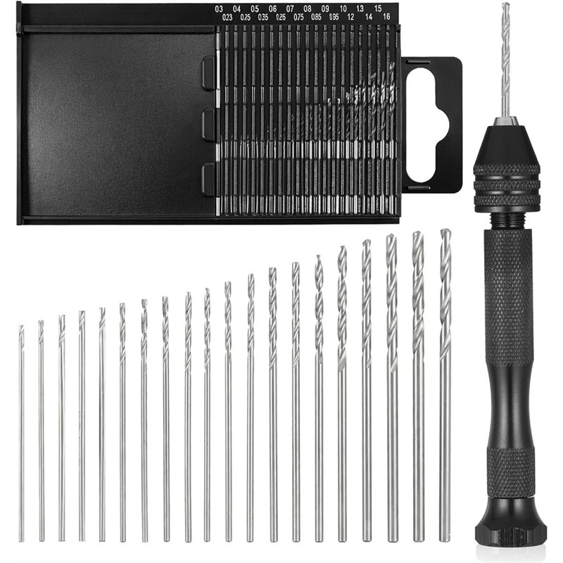Pin Vice Micro - طقم مثاقب يدوية دقيقة A59Z-21PCS بمقاسات