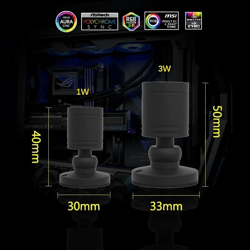 مصباح LED صغير QITU بقوة 1 واط - مراجعة Model Kit Display Case وسعره