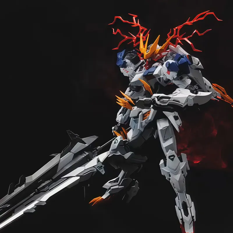 طقم نموذج تجميعي MG 1/100 فيني - مراجعة Model Kit Gundam Barbatos وسعره