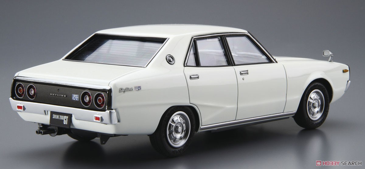 ثابت تجميعها نموذج سيارة Aoshi - مراجعة Model Kit Nissan Skyline وسعره