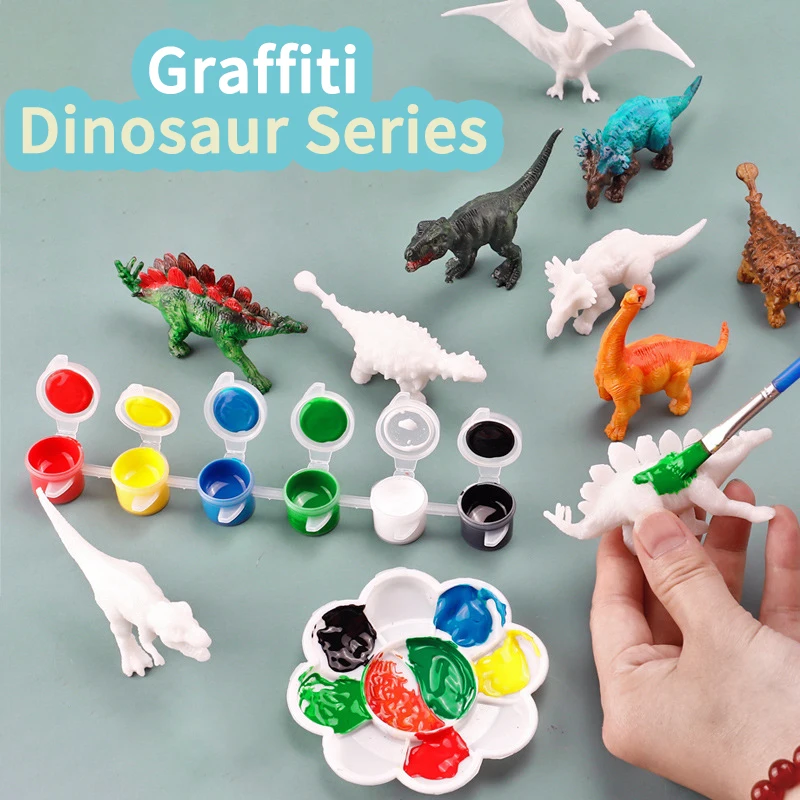 6/8 قطع من نماذج الديناصورات ا - مراجعة Model Kit Dinosaur Bandai وسعره