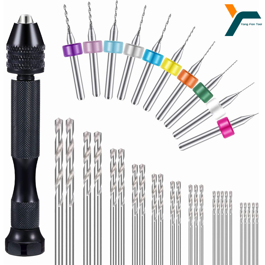 36 قطعة مايكرو اليد لقمة ثقب م - مراجعة Pin Vice Micro وسعره