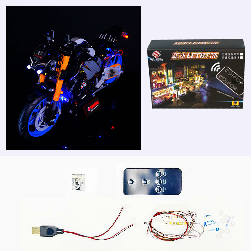 طقم إضاءة LED لـ LEGO 42159 Te - مراجعة Model Kit Yamaha وسعره