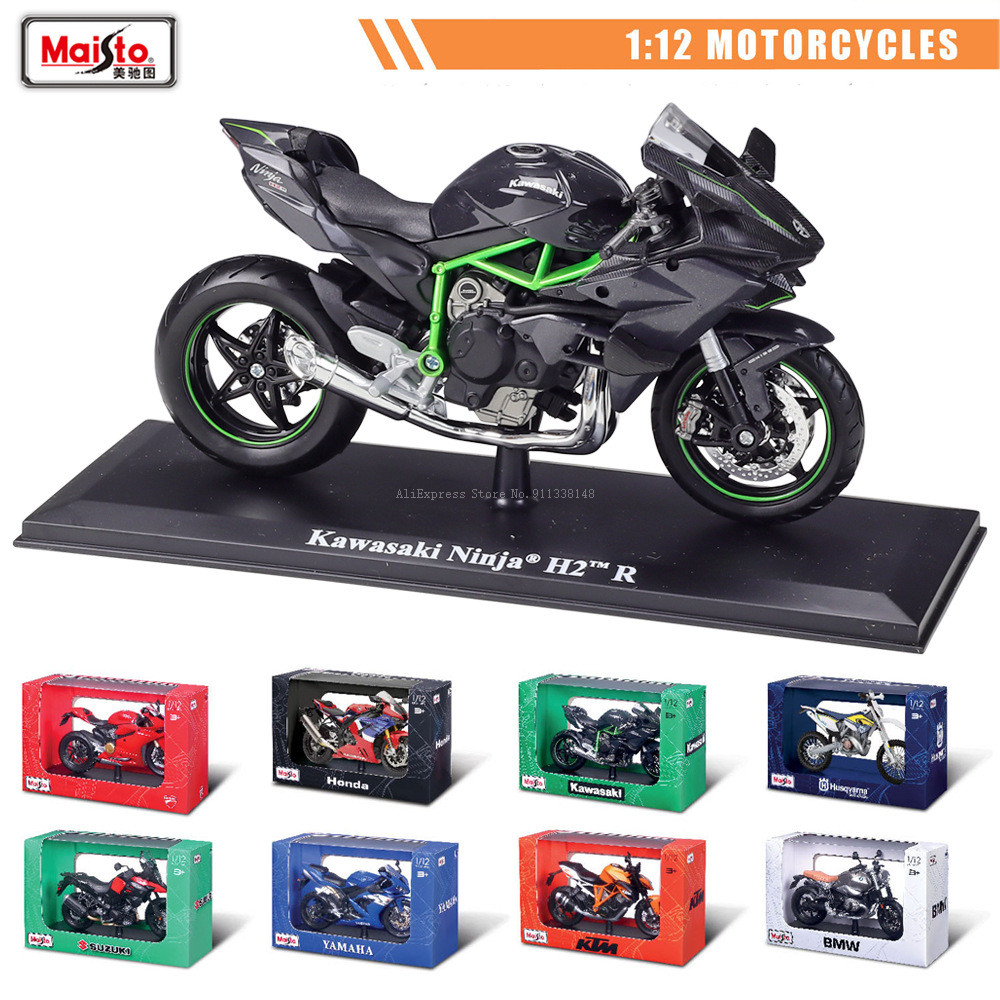 Maisto 1:12 BMW كاواساكي سوزوك - مراجعة Model Kit Yamaha وسعره