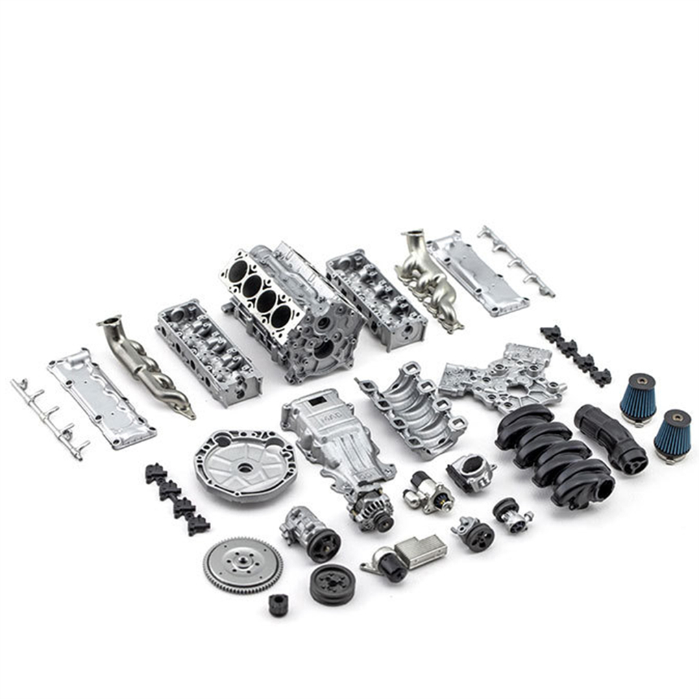 طقم تجميع نموذج محرك V8 داخلي  - مراجعة Model Kit V8 وسعره