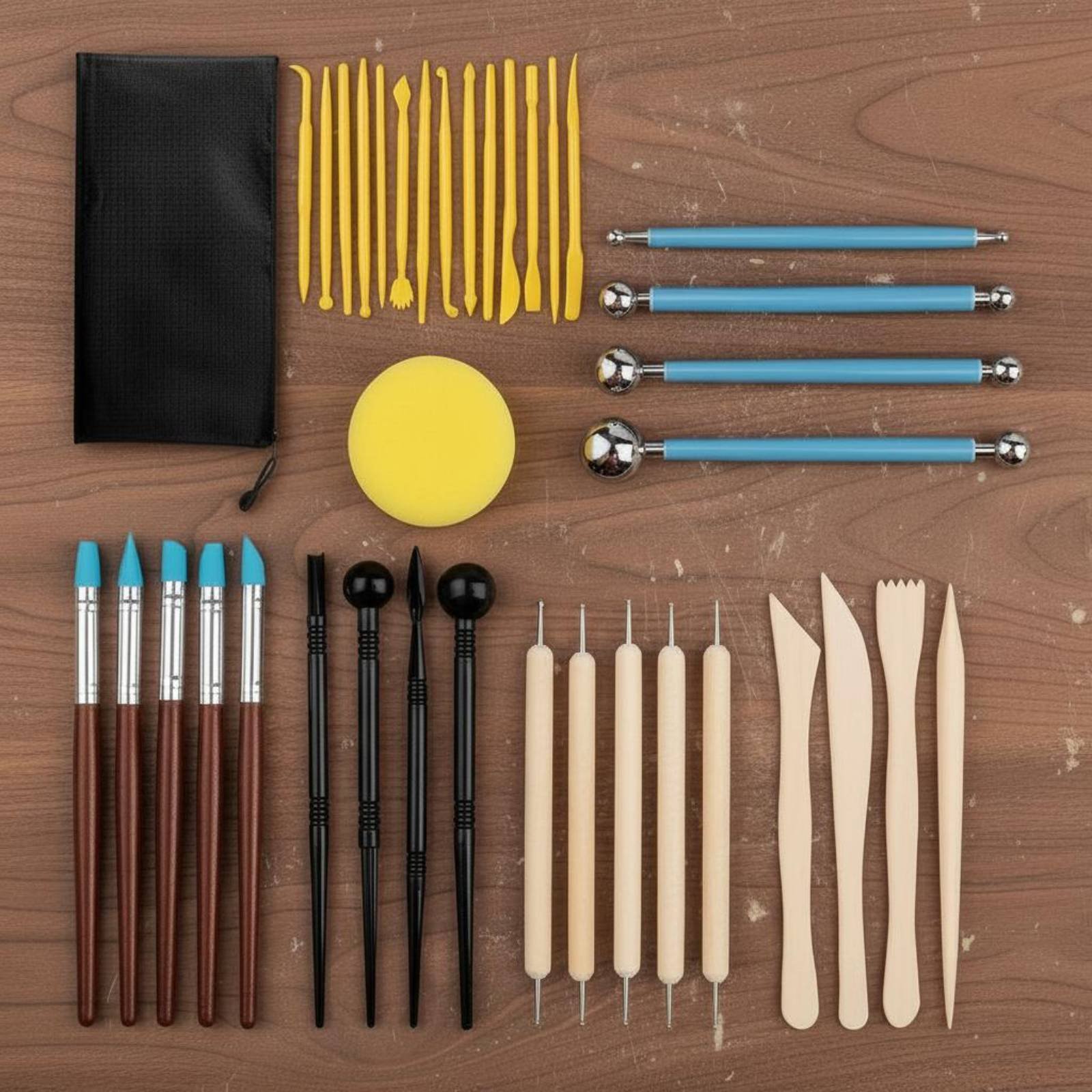 طقم تشكيل الطين المكون من 38 ق - مراجعة Model Kit Tools وسعره