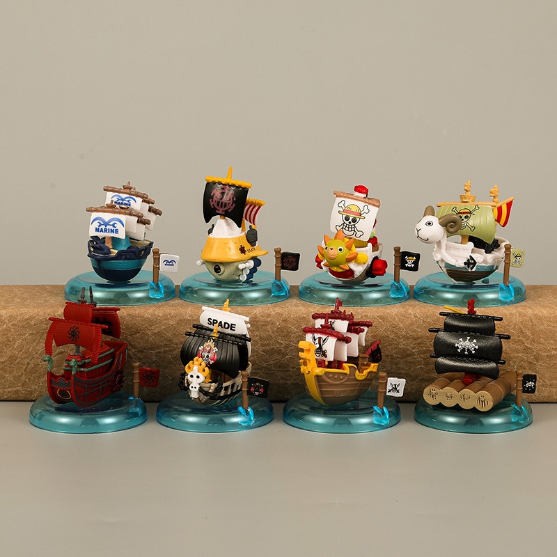 8 سنتيمتر 8 قطعة/المجموعة أنيم - مراجعة Model Kit Thousand Sunny وسعره