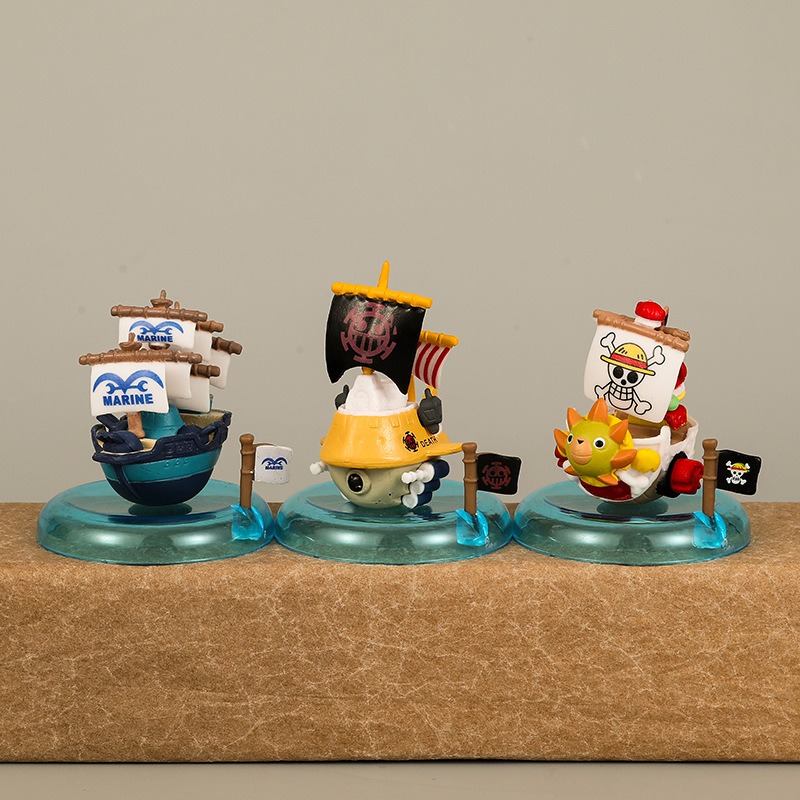 8 سنتيمتر 8 قطعة/المجموعة أنيم - مراجعة Model Kit Thousand Sunny وسعره