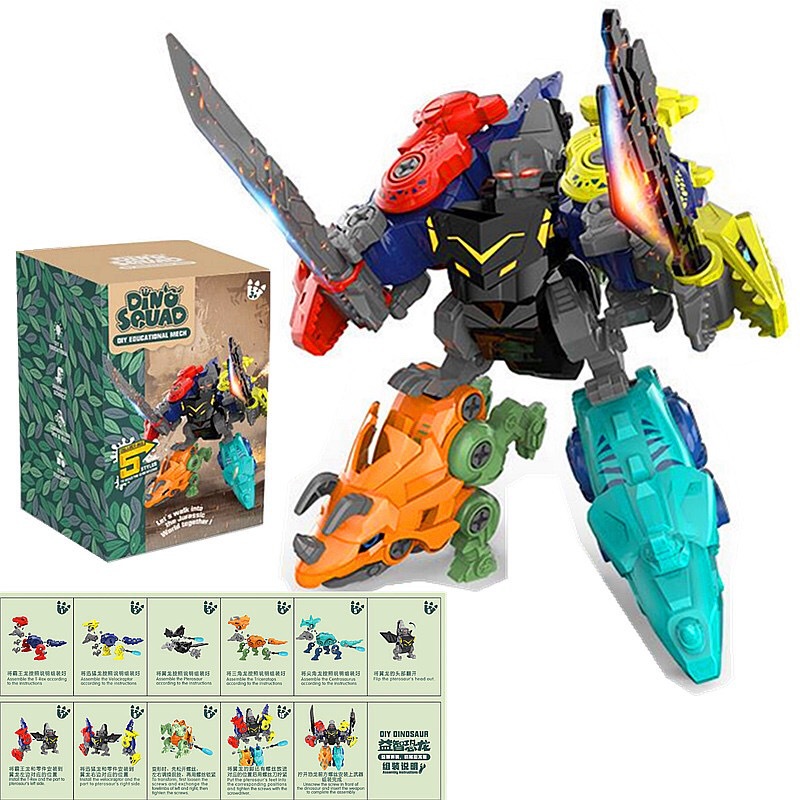 5 في 1 الأطفال الجمعية ديناصور - مراجعة Model Kit Dinosaur Bandai وسعره